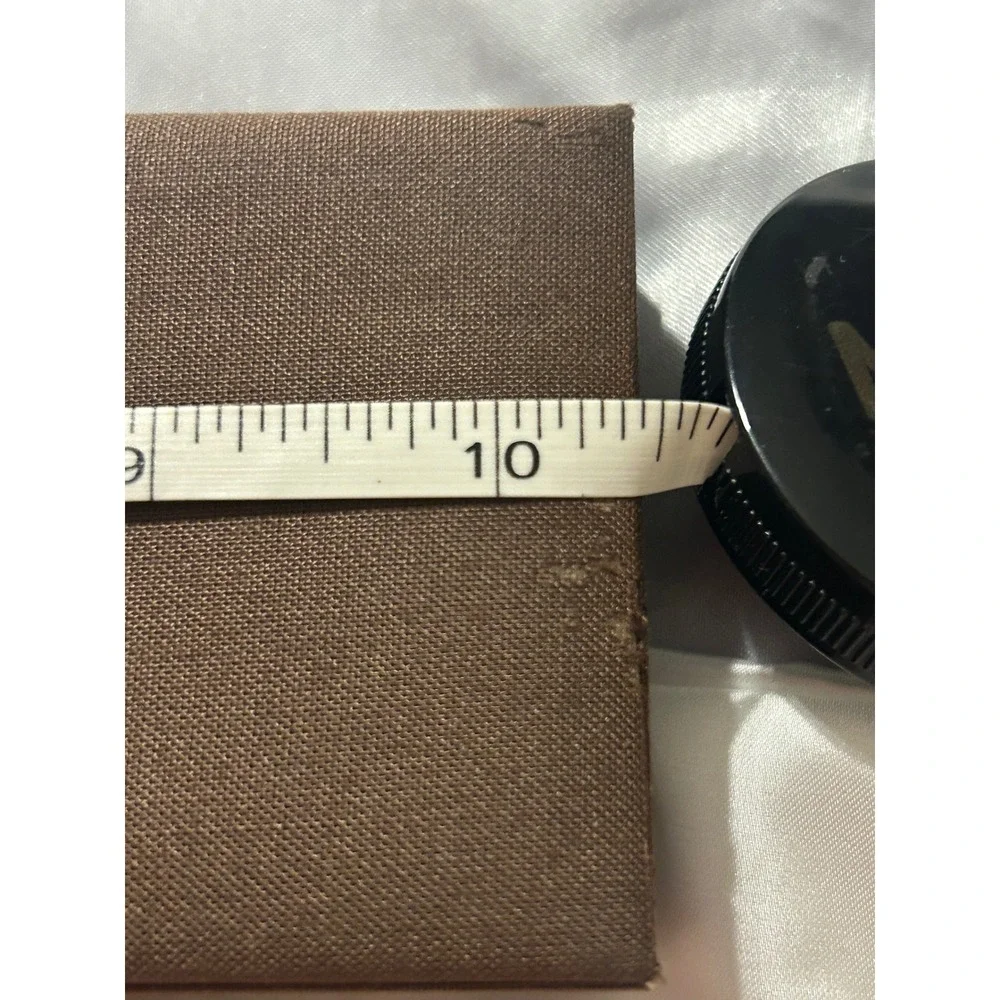 Coach Vintage Brown Jewelry Presentation Box Gold Logo Plaque Necklace Case